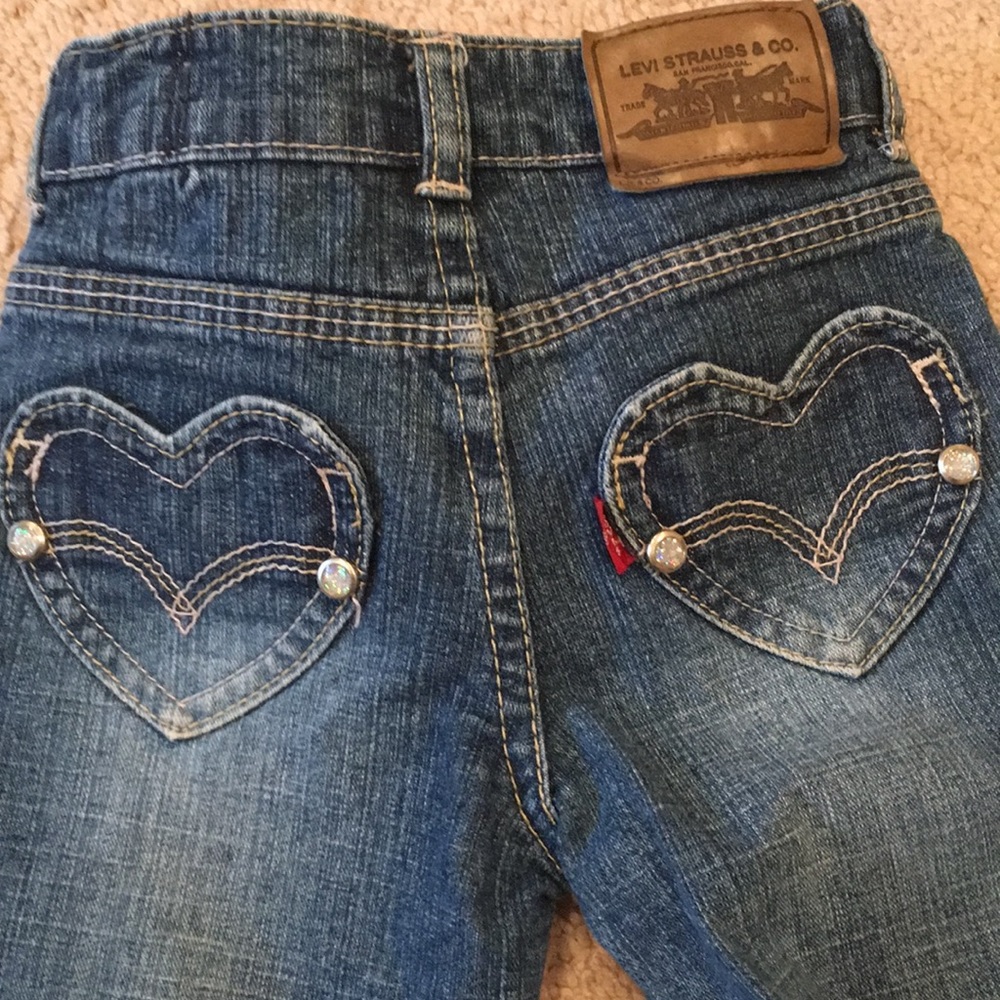 Levi’s heart pocket jeans. 2t